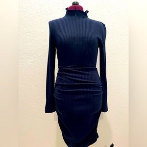 Navy Blue long sleeve dress